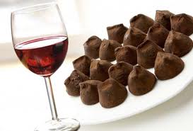 chocolate and wine