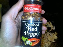 Crushed peppers