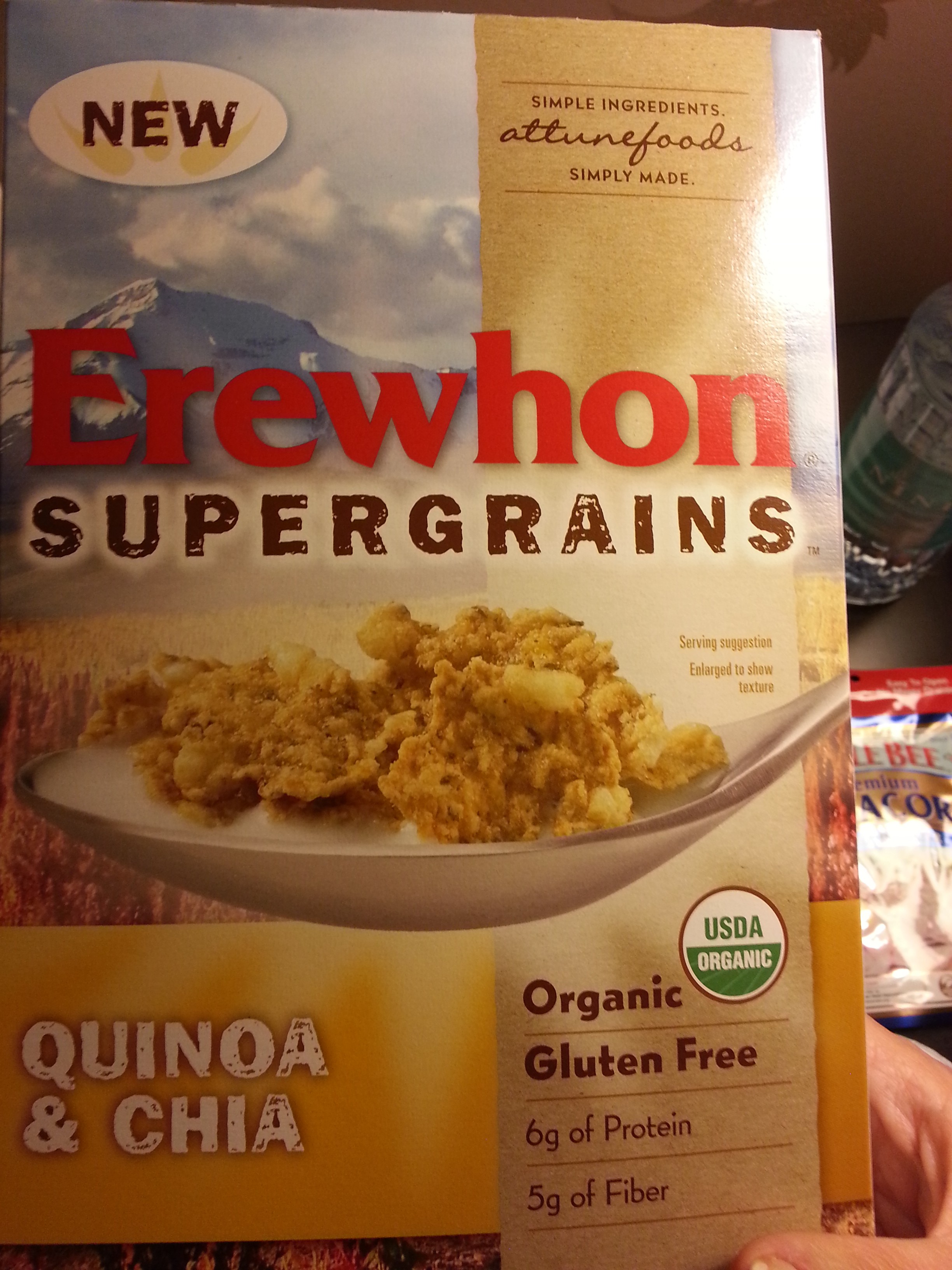 Erewhon quinoa and chia cereal
