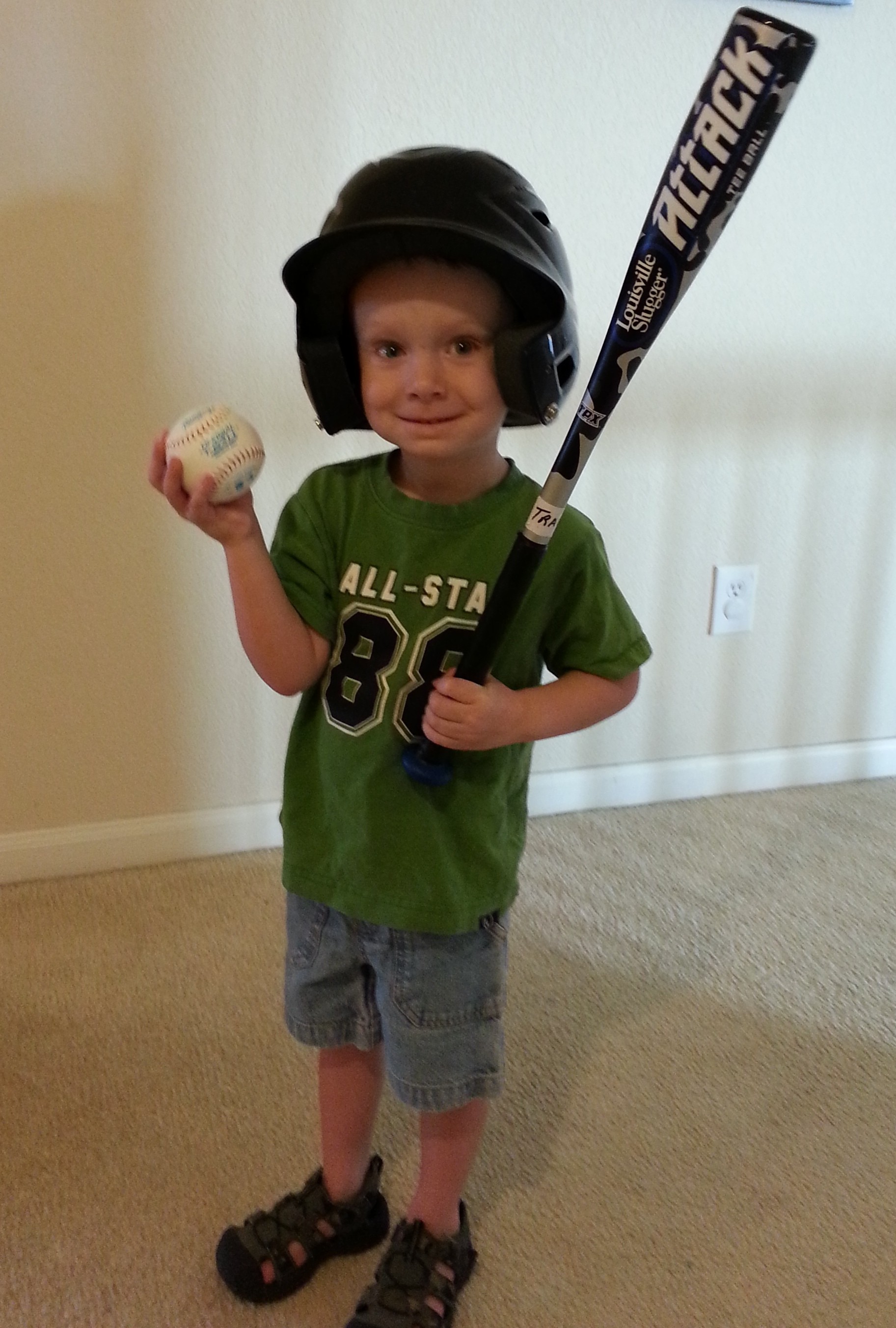 Little Henry's 1st Day of Baseball