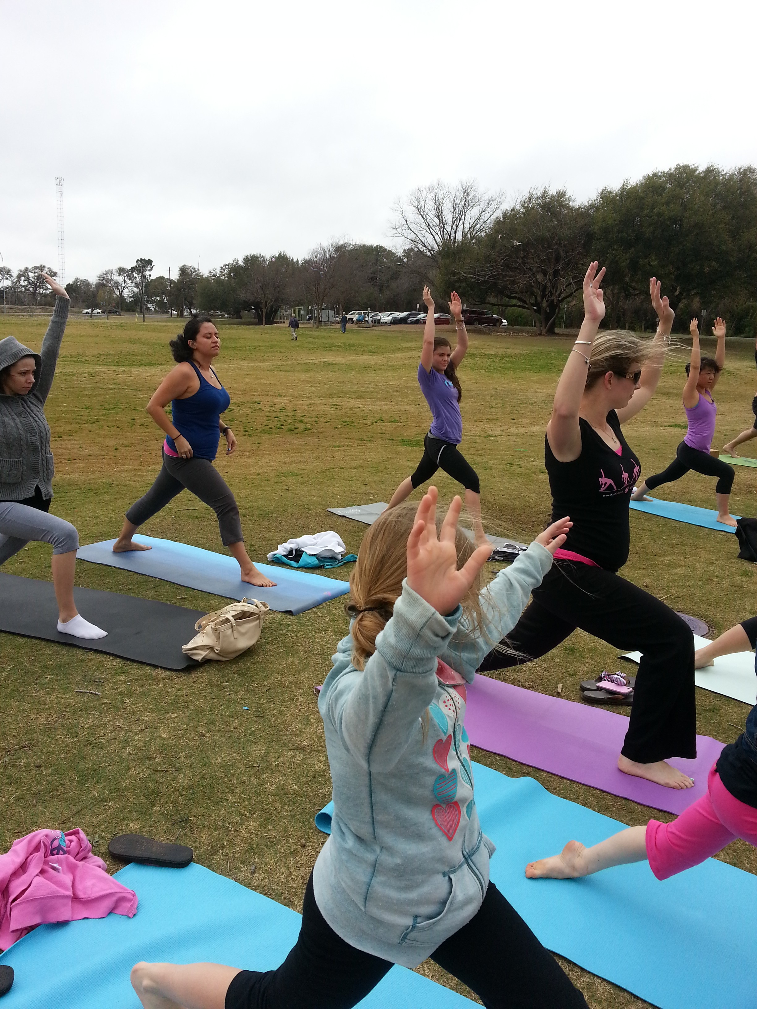 Yoga Class Stretch