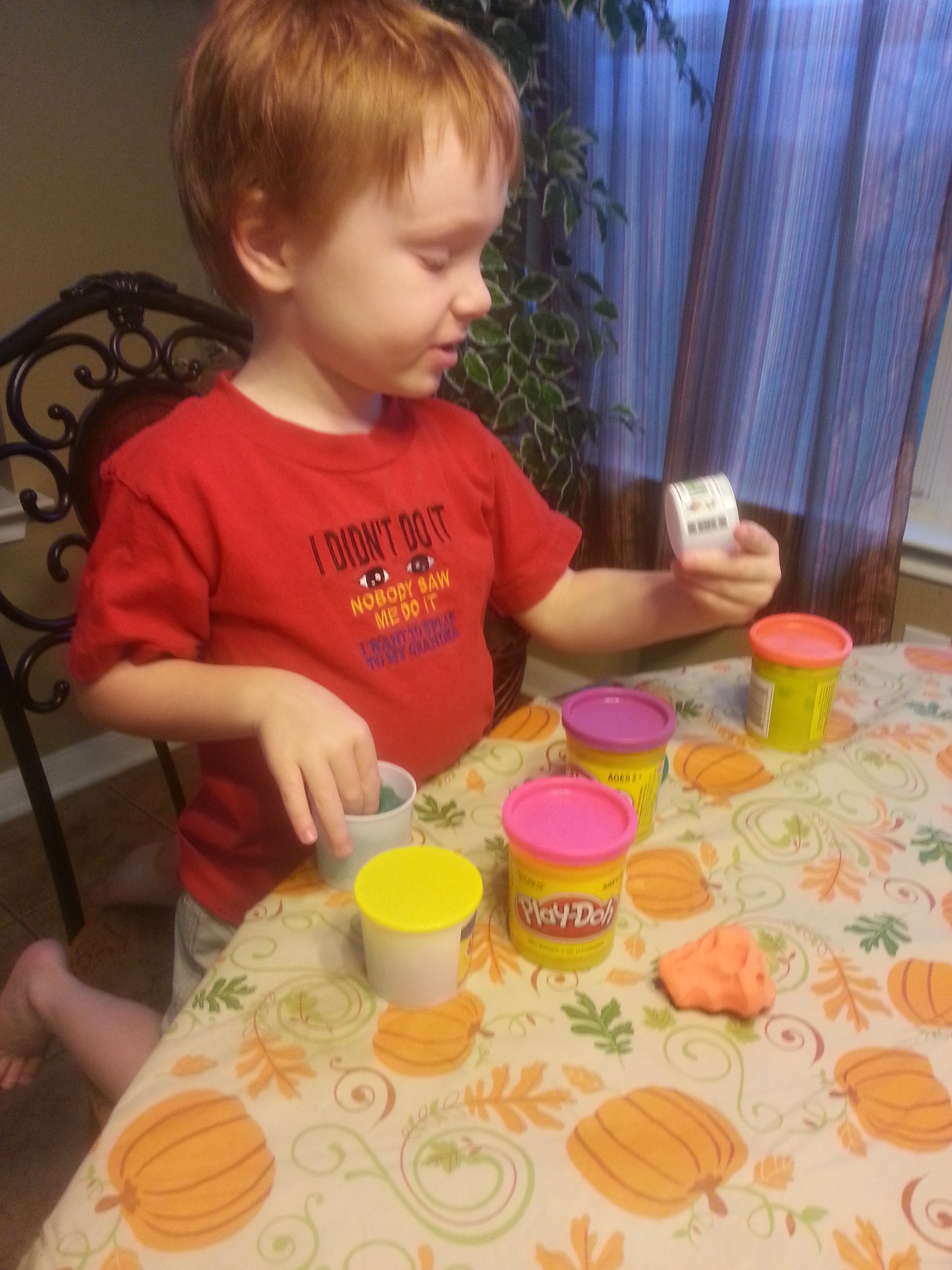Play Doh helps to develop fine motor skills