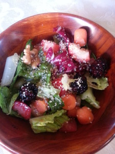 Hemp Hearts on salad