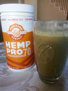 Hemp Pro 70 protein shake