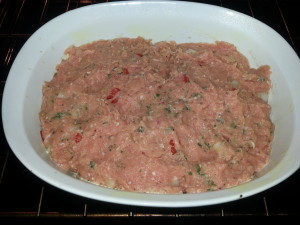 Meatloaf looks kinda weird before it's cooked, doesn't it?