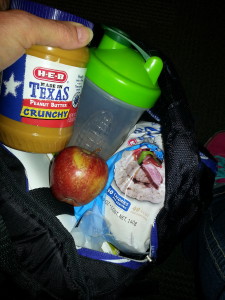 Healthy snacks for the plane trip