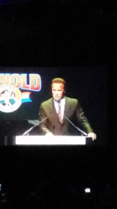 Arnold at the Big Show