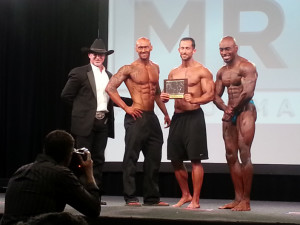 John, Kevin and my trainer Robin - Bodybuilding Winners 2013