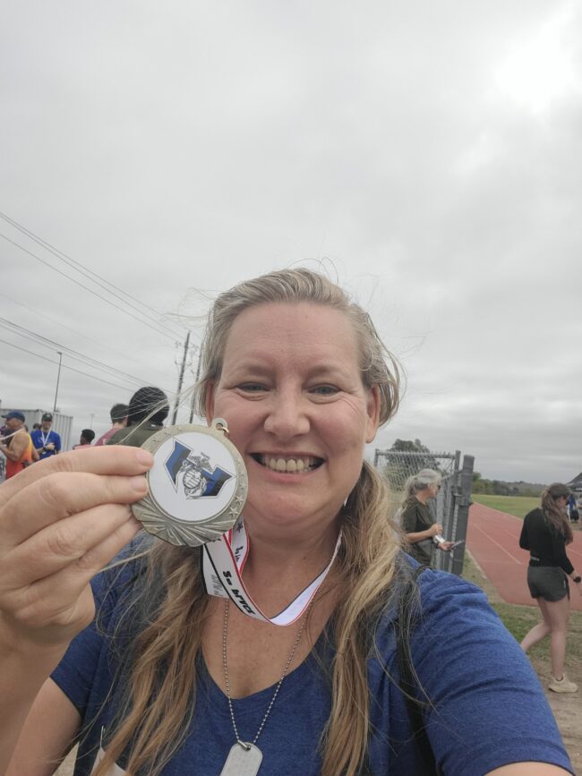 I came in 2nd place at the 5k!